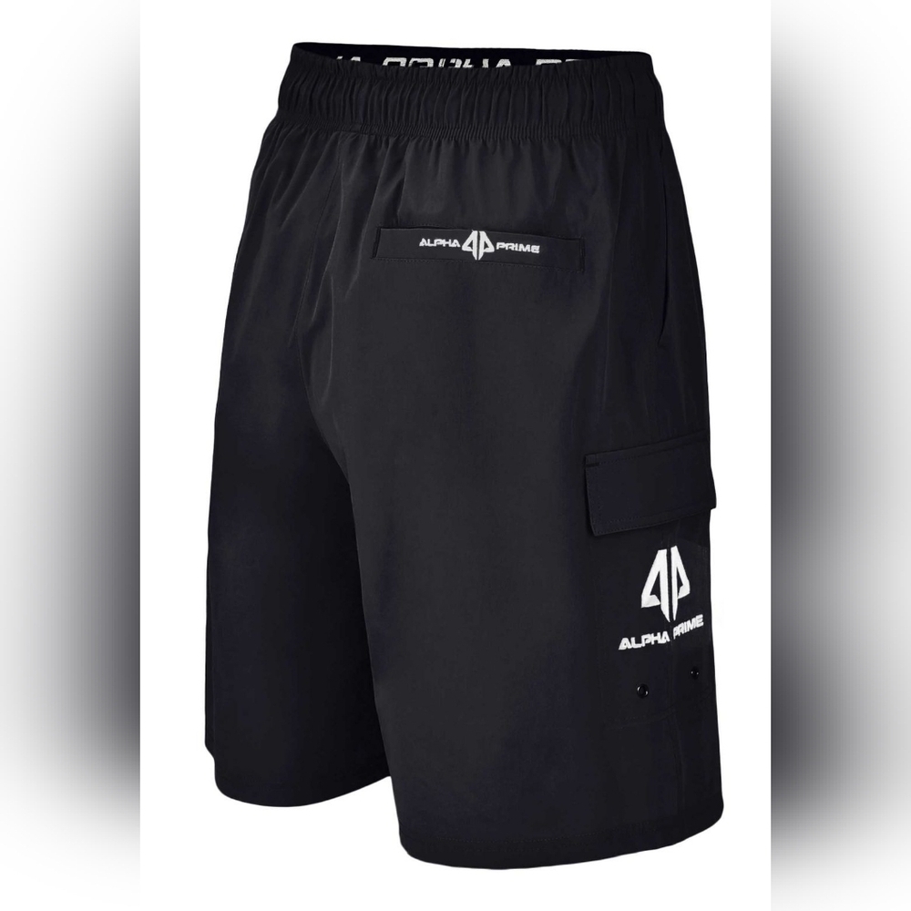 Alpha Prime Microfiber Shorts - Black